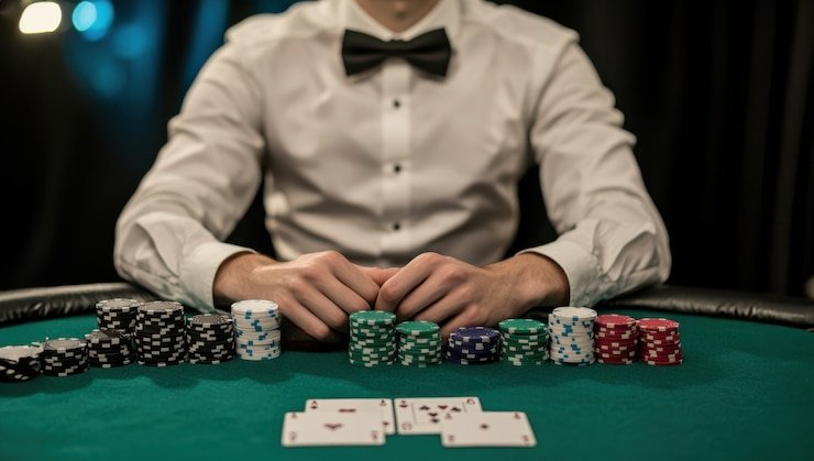 Hasil putaran roulette dengan nomor pemenang dan pembayaran yang ditampilkan